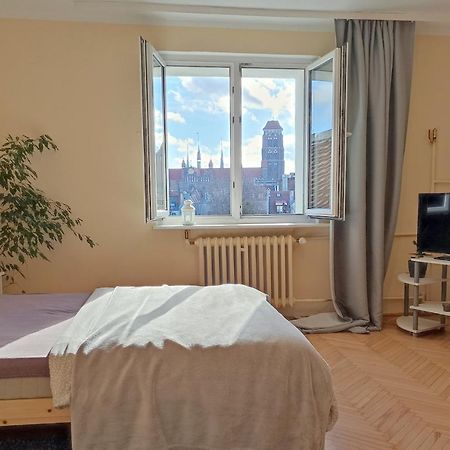 Old Town & Main Station Apartment With A Great View 格但斯克 外观 照片